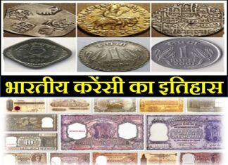 भारतीय करेंसी नोटों का इतिहास | History Of Indian Currency भारत की करेंसी नोटों का इतिहास और उसका विकास